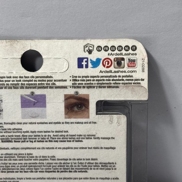 Ardell Lashes Double Individuals Knot Free Double Flares Medium Black Duralash - Picture 10 of 13